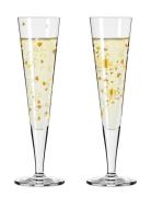 Ritzenhoff Goldnacht Champagneglas 2-P Sparkle Nude