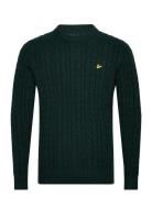 Lyle & Scott Cable Crew Neck Jumper Grön