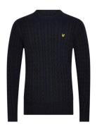 Lyle & Scott Cable Crew Neck Jumper Svart