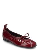 ALOHAS Rosalind Onix Burgundy Leather Ballet Flats Burgundy