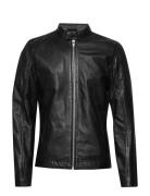 Lindbergh Leather Jacket Svart