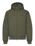 Fred Perry The Hooded Brentham Jkt Khaki Green