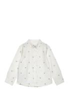 Mango Embroidered Detail Shirt Vit