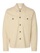 Selected Homme Slhreg-Arne Twill Overshirt Kräm