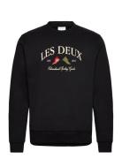 Les Deux Ivy League Sweatshirt Svart