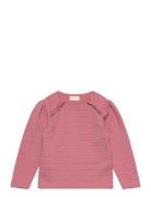 Minymo T-Shirt Ls Jaquard Rosa