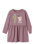 Name It Nmfdyffi Peppa Ls Dress Noos Cplg Rosa