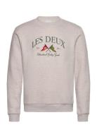 Les Deux Ivy League Sweatshirt Kräm