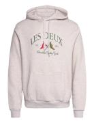 Les Deux Ivy League Hoodie Grå