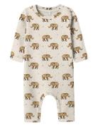 Name It Nbmbobby Ls Bodysuit Beige