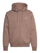 Polo Ralph Lauren Double-Knit Full-Zip Hoodie Brun