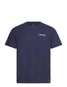 LEVI´S Men Graphic Crewneck Tee Rope Batw Marinblå