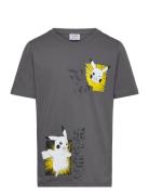 Lindex T Shirt Pokemon Grå