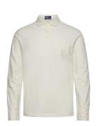 Polo Ralph Lauren Classic Fit Sueded Jersey Polo Shirt Kräm