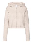 Calvin Klein Full Zip Hoodie Beige