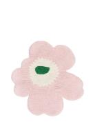 Marimekko Home Unikko Bath Mat 73X74 Cm Rosa