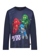 LEGO Kidswear Lwtaffy 116 - T-Shirt L/S Marinblå