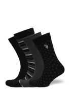 U.S. Polo Assn. Uspa Socks Box Bedford Men Svart