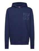 Hugo Kids Hooded Sweatshirt Blå