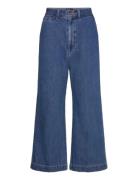 Polo Ralph Lauren Wide-Leg Crop Jean Blå