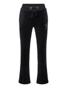 Juicy Couture Diamante Velour Bootcut Svart