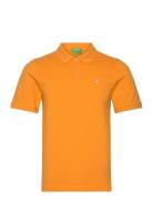 United Colors Of Benetton H/S Polo Shirt Orange