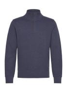 GANT Sacker Rib Half Zip Marinblå