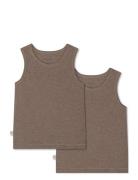 That's Mine Cuno Tanktop 2-Pack Brun