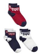 Levi's 3Q-3Pk Quarter Sock Multi/patterned