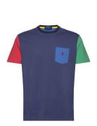 Polo Ralph Lauren Classic Fit Jersey Pocket T-Shirt Marinblå