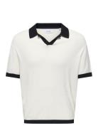 ONLY & SONS Onsadrian Reg 12 Ss Contrast Polo Knit Vit