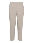 Kaffe Kasakura Hw Cropped Pants Beige