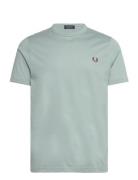 Fred Perry Ringer T-Shirt Blå