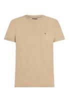 Tommy Hilfiger Stretch Slim Fit Tee Beige