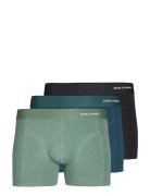 Jack & J S Jaccrew Bamboo Trunks 3 Pack Sn Grön