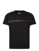 Tommy Jeans Tjm Slim Entry Graphic Tee Ext Svart