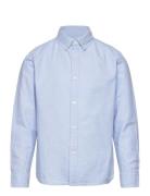 Mango 100% Cotton Oxford Shirt Blå