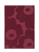 Marimekko Home Unikko Solid Hand Towel 50X70 Burgundy