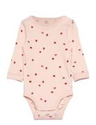 Lindex Body Ladybug Aop Rosa