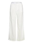 Calvin Klein Logo Wb Poplin Pant Vit