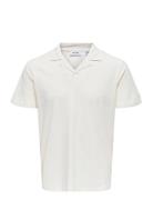 ONLY & SONS Onsabraham Reg Ss Resort Polo Cs Vit