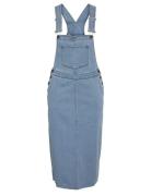 NOISY MAY Nmsia Midi Dungaree Short Dress Vi494Lb Blå