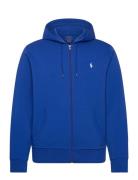 Polo Ralph Lauren Double-Knit Full-Zip Hoodie Blå