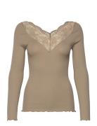 Rosemunde Rwbeatha Ls Regular T-Shirt Beige