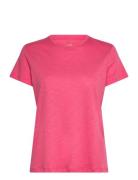 Casall Soft Texture Tee Rosa