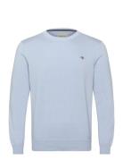 GANT Classic Cotton C-Neck Blå