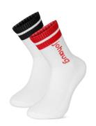 Johaug Retro Sports Socks 2Pk Vit