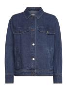 Saint Tropez Ilbasz Denim Jacket Marinblå