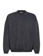 Weekday Washed Sweatshirt Marinblå