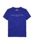 Tommy Hilfiger U Corp Logo Ess Tee Ss Blå